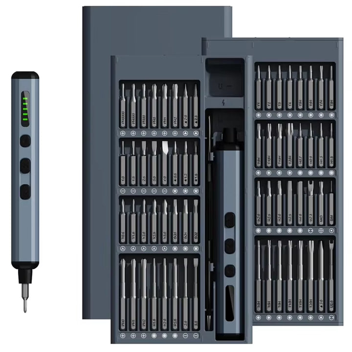68 in 1 Electric Screwdriver Set 5 Torque Settings Precision Power Tool Magnetic Screw Driver Bits for Iphone Glasses Watch PC