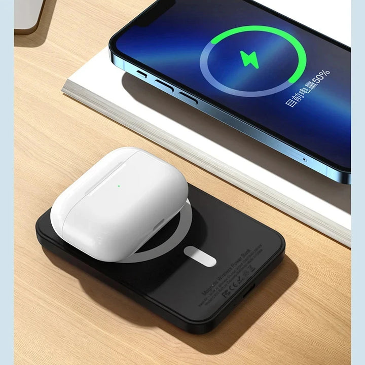 Original Magnetic Powerbank External Spare Battery Portable Wireless Charger Fast Charging For Apple iPhone Magsafes Power Bank