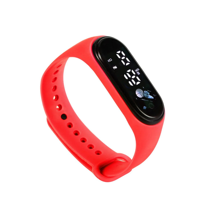 Kawaii Smart Watch For Kids Fashion Outdoor Waterproof Sports Kids' Watches Boy Girls Digital Watches Silicone