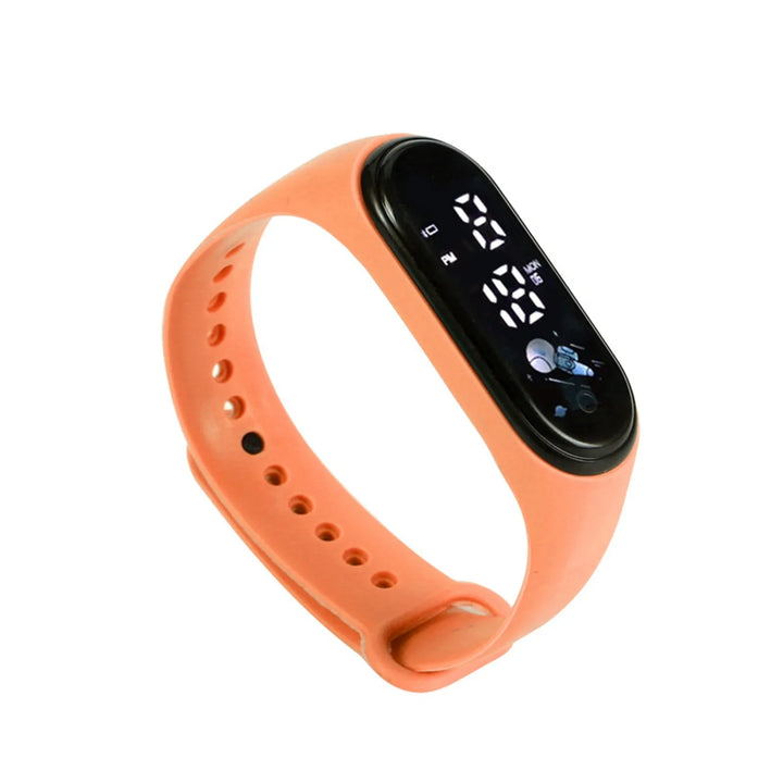 Kawaii Smart Watch For Kids Fashion Outdoor Waterproof Sports Kids' Watches Boy Girls Digital Watches Silicone