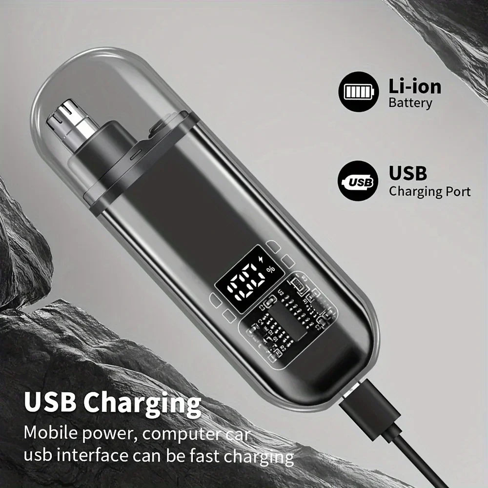 Nose Ear Hair Trimmer for Men - USB C
