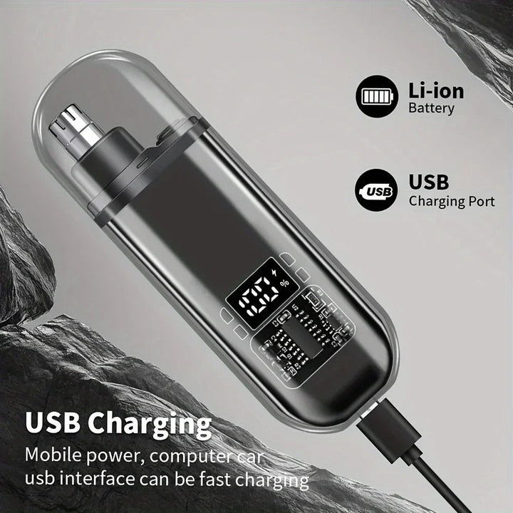 Nose Ear Hair Trimmer for Men - USB C