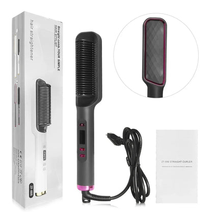Electric Hot Comb Straight Hair Straightener