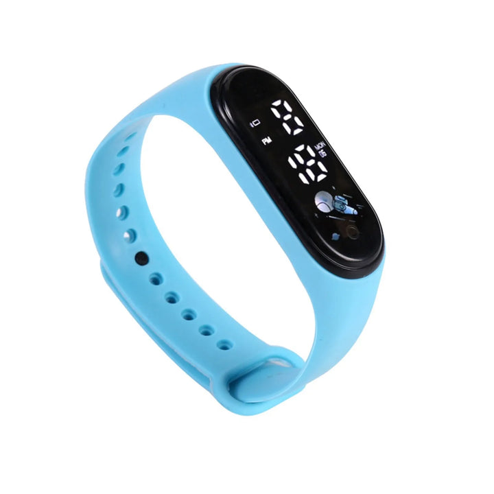 Kawaii Smart Watch For Kids Fashion Outdoor Waterproof Sports Kids' Watches Boy Girls Digital Watches Silicone