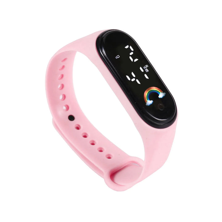Kawaii Smart Watch For Kids Fashion Outdoor Waterproof Sports Kids' Watches Boy Girls Digital Watches Silicone