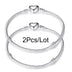 2Pcs/Lot Special Offer 3mm Silver Color Snake Chain Charm Bracelet For Women Men Fit DIY Bracelets Jewelry Gift Wholesale