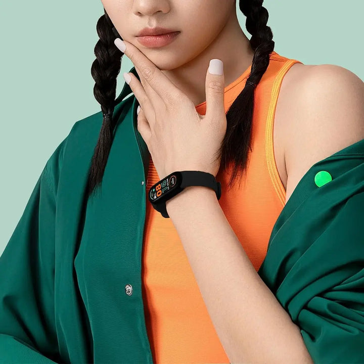 Silicone Strap for Xiaomi Mi Band 10 9 8 Strap Sport Rubber Bracelet pulseira Correas for  Xiaomi Mi Band 9/8/10 Accessories