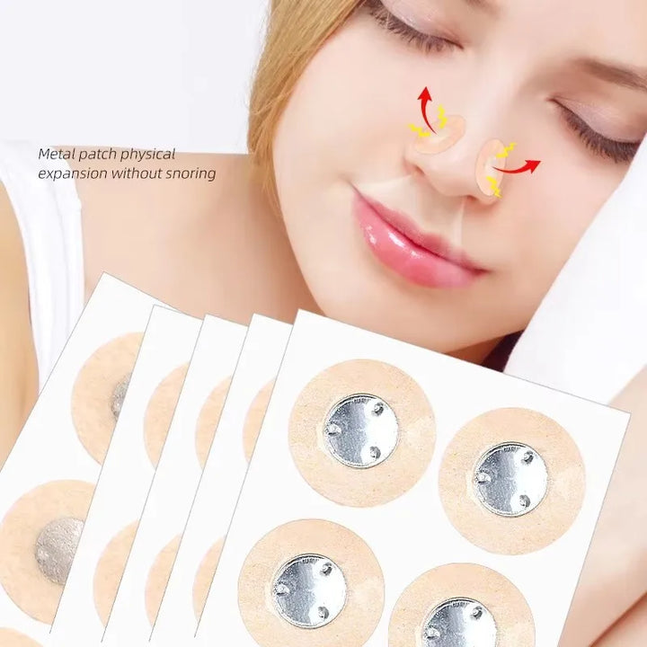 Nose Breathing Patches Suction Iron Tabs Magnetic Nasal Strips Increase