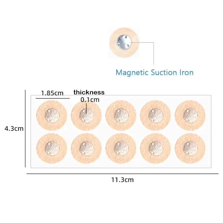 Nose Breathing Patches Suction Iron Tabs Magnetic Nasal Strips Increase