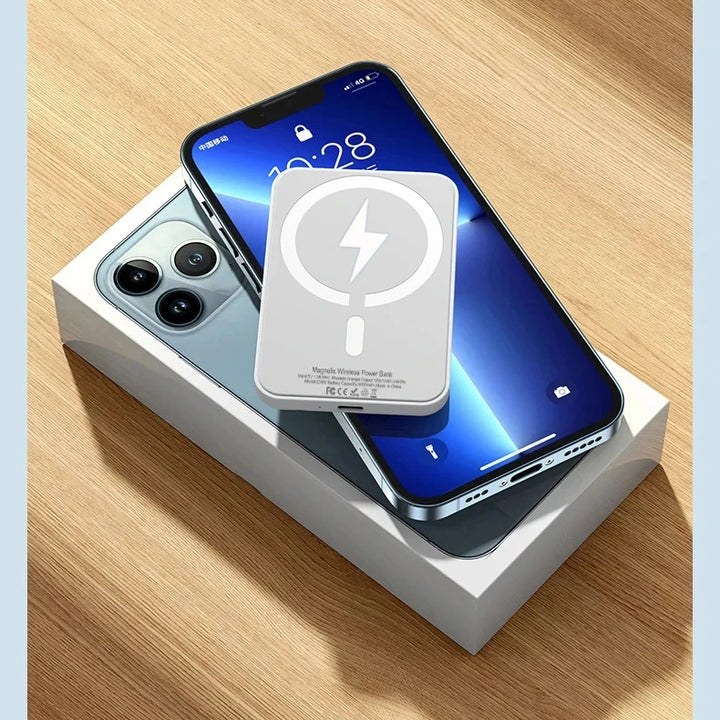 Original Magnetic Powerbank External Spare Battery Portable Wireless Charger Fast Charging For Apple iPhone Magsafes Power Bank