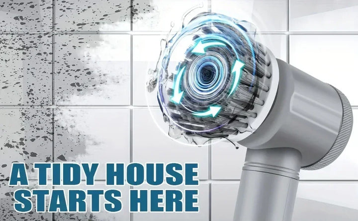 Electric Spin Scrubber, Bathroom Cordless Cleaning Brush Power Scrubber