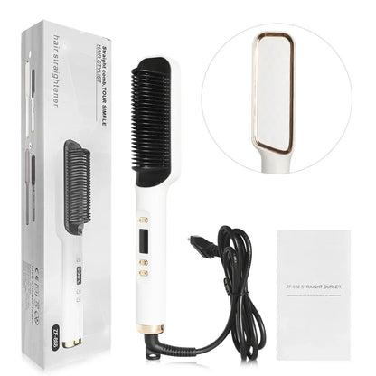 Electric Hot Comb Straight Hair Straightener