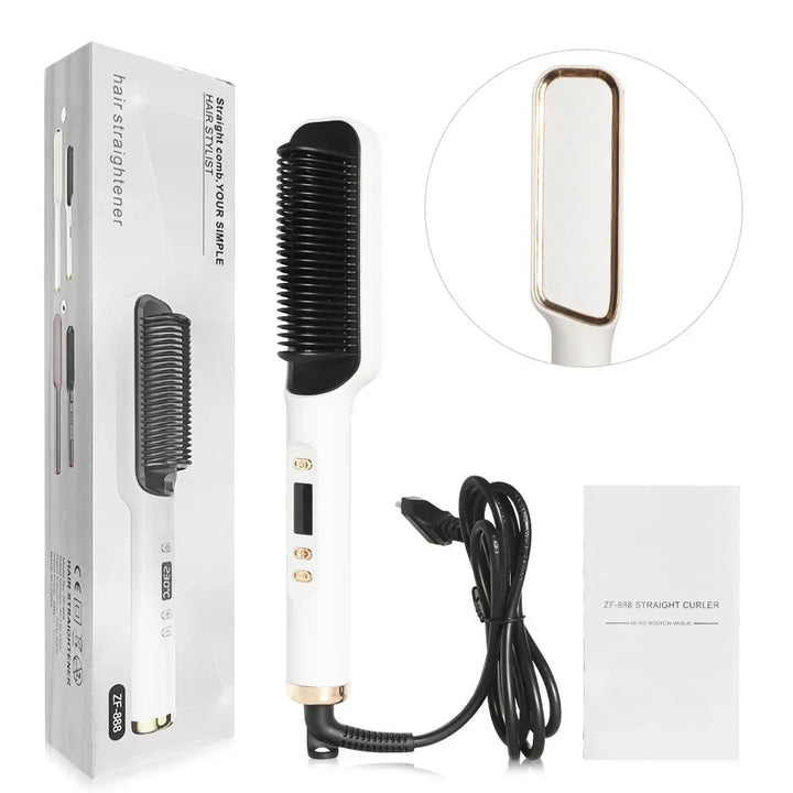 Electric Hot Comb Straight Hair Straightener