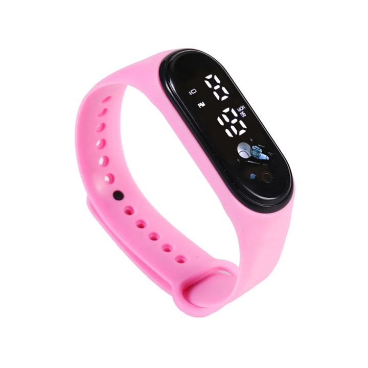 Kawaii Smart Watch For Kids Fashion Outdoor Waterproof Sports Kids' Watches Boy Girls Digital Watches Silicone
