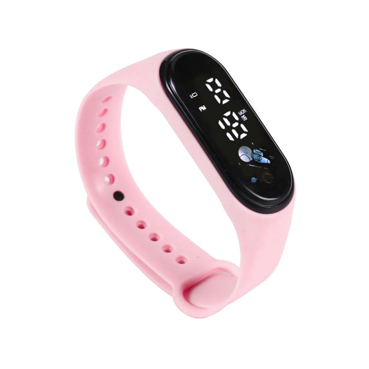 Kawaii Smart Watch For Kids Fashion Outdoor Waterproof Sports Kids' Watches Boy Girls Digital Watches Silicone