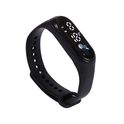 Kawaii Smart Watch For Kids Fashion Outdoor Waterproof Sports Kids' Watches Boy Girls Digital Watches Silicone