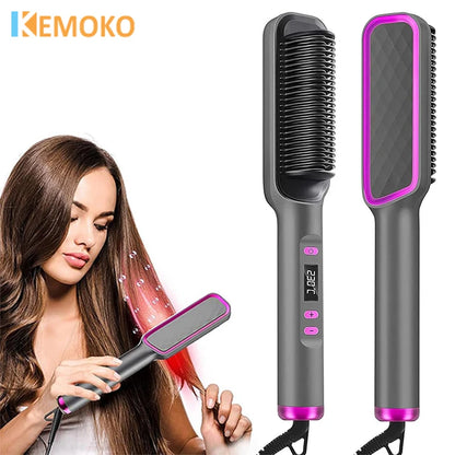 Electric Hot Comb Straight Hair Straightener