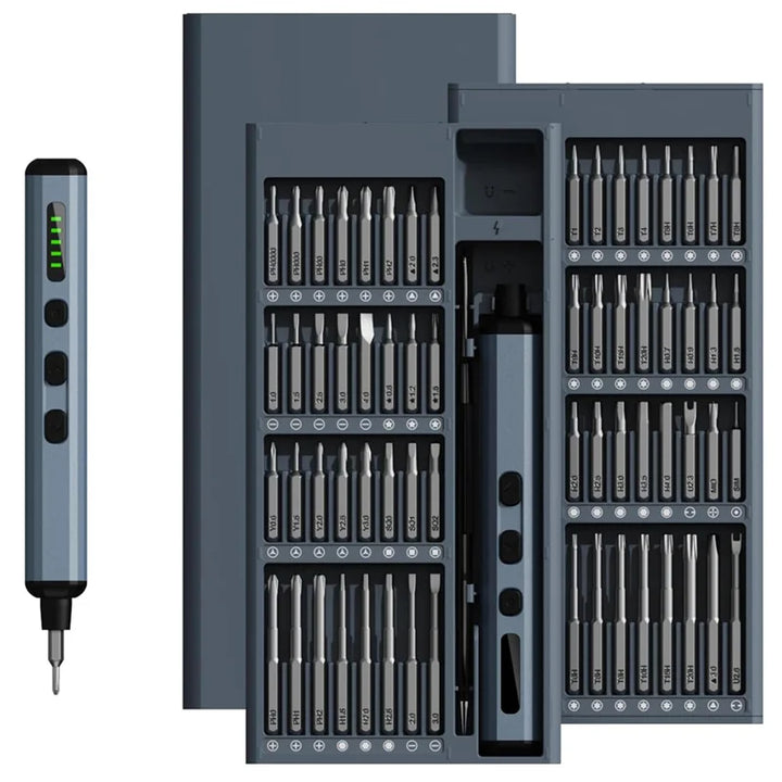 68 in 1 Electric Screwdriver Set 5 Torque Settings Precision Power Tool Magnetic Screw Driver Bits for iPhone Glasses Watch PC