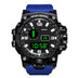 Fashion Men's Watch Sports Electronic Wristwatch Large dial Multifunctional Waterproof Luminous Alarm Kids Male's Military Watch