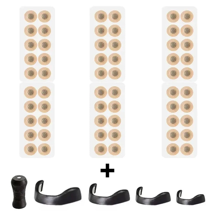 Nose Breathing Patches Suction Iron Tabs Magnetic Nasal Strips Increase