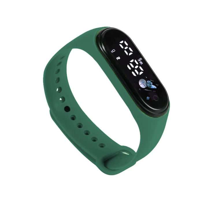 Kawaii Smart Watch For Kids Fashion Outdoor Waterproof Sports Kids' Watches Boy Girls Digital Watches Silicone